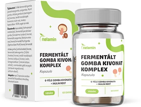 Netamin Fermentált Gomba Kivonat Komplex kapszula 60 db