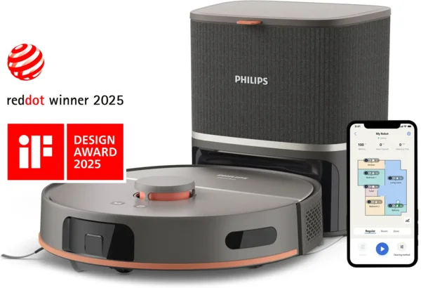 Philips HomeRun 5000 Series robotporszívó Robotporszívó felmosó funkcióval XU5100/10