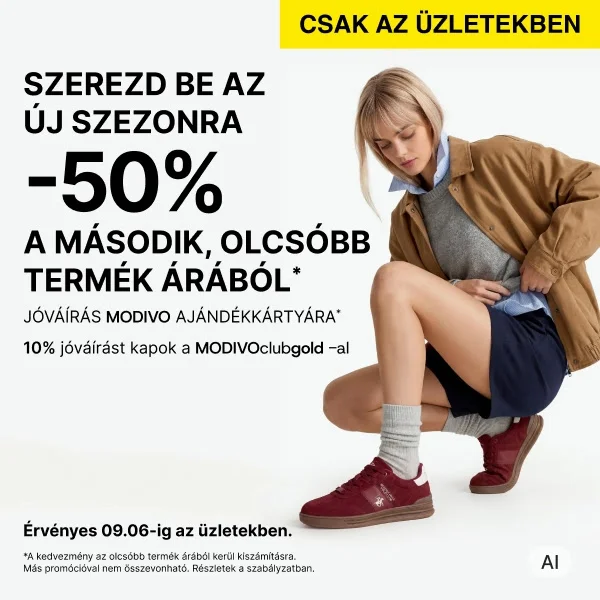 Második, olcsóbb termék féláron