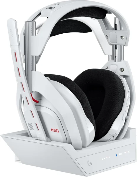 Logitech G Astro A50 Lightspeed vezeték nélküli gaming headset és bázisállomás, fehér