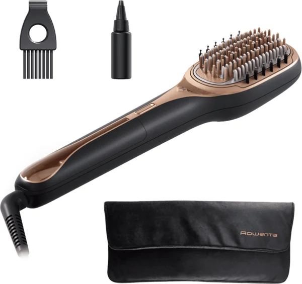 Regeneráló gőz hajkefe Rowenta HAIR THERAPIST™ CF9940F0 Réz/Fekete