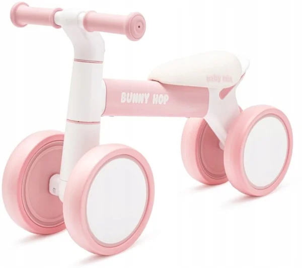 Baby Mix Bunny Hop futóbicikli, rózsaszín, az első kerékpár a legkisebbeknek (8596164151068)
