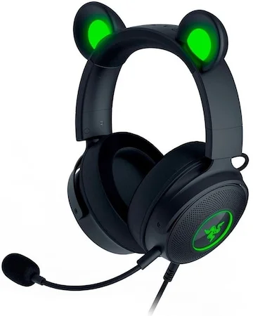 Razer RZ04-04510100-R3M1 Kraken Kitty Ed. V2 Pro Vezetékes RGB Fejhallgató, Fekete