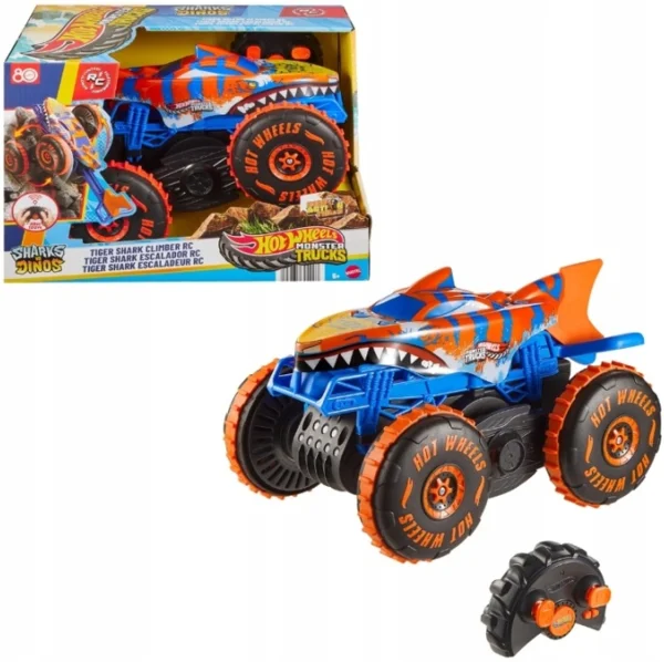 Mattel Hot Wheels Tiger Shark Hegymászó 1: 15 Rc Távirányítós Autó (JFR39)