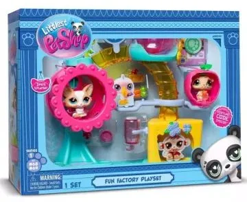 TM Toys Littlest Pet Shop: Mókagyár játékszett 2 db figurával, 1. széria (LPS00519)