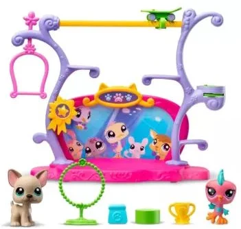 TM Toys Littlest Pet Shop: Tehetséges állatok játékszett 2 db figurával, 1. széria (LPS00558)