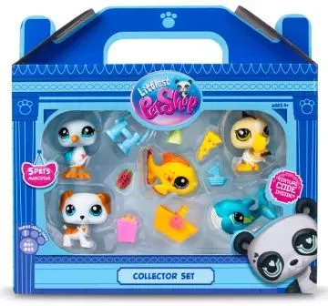 TM Toys Littlest Pet Shop: Figura csomag, 1. széria, 5 db-os - Strand (LPS00517)