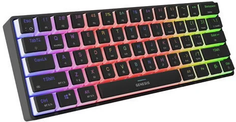 Genesis THOR 660 fekete - US gamer billentyűzet