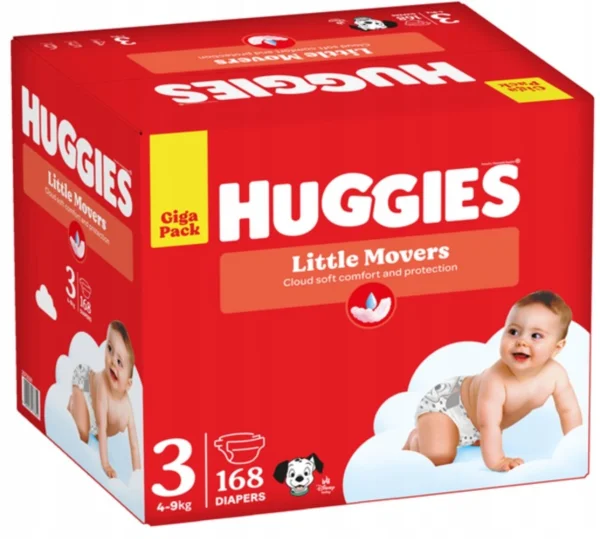 Huggies Little Movers 3 (168) Doboz