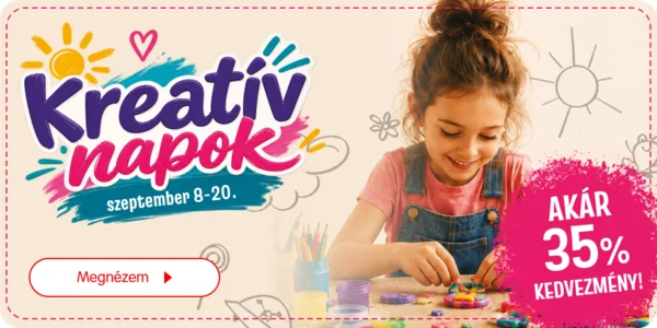Kreatív Napok (akár 35% kedvezmény)