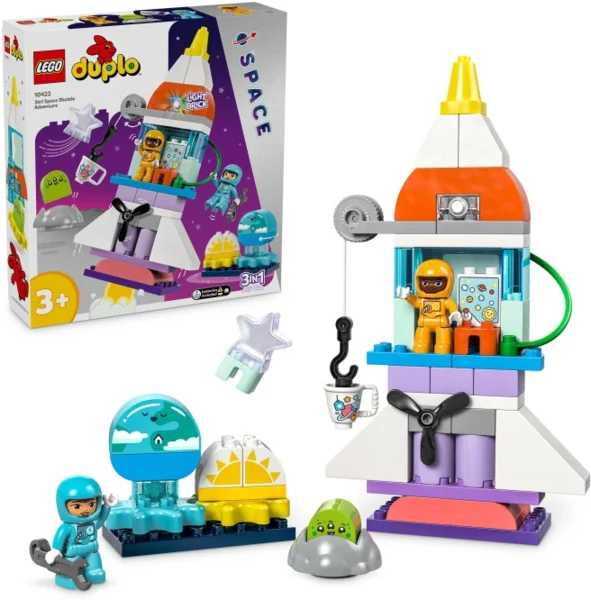 LEGO Duplo 10422 Kaland 3 az 1-ben űrsiklóval