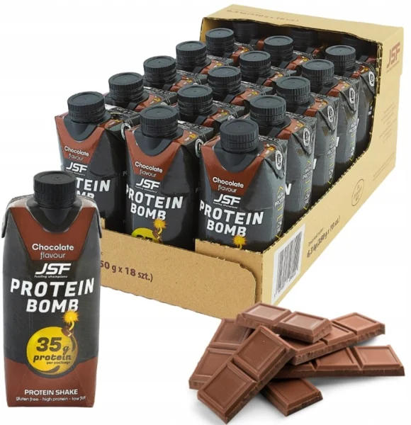 18x PROTEIN BOMB fehérjeturmix 35g alacsony zsírtartalmú fehérjeital 22.09