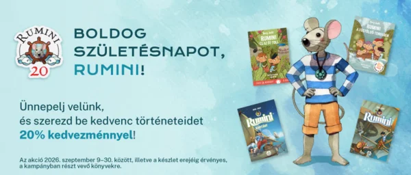 Rumini könyvek 20% kedvezménnyel