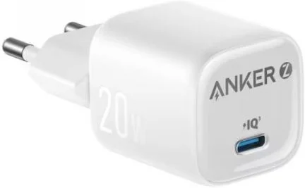 Anker Zolo Charger 20W kompakt GaN USB-C töltő (A2699G21) White