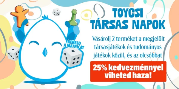 Második társasjáték 25%-kal olcsóbban