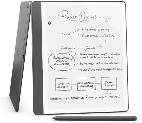 Kindle Scribe 64 GB e-olvasó prémium tollal - antracit