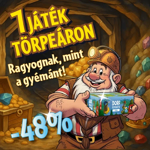 Irány a kincsesbánya! - társasjátékok 48% kedvezménnyel
