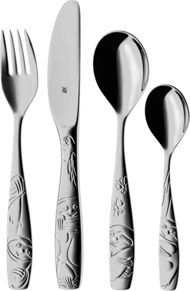 Gyermek evőeszköz készlet WMF Sloth Tommi 4 db 1286066040