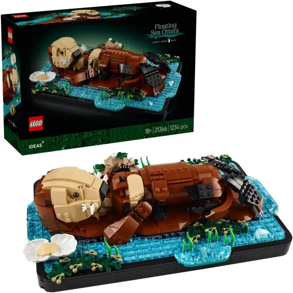LEGO® Ideas 21366 Úszó tengeri vidrák