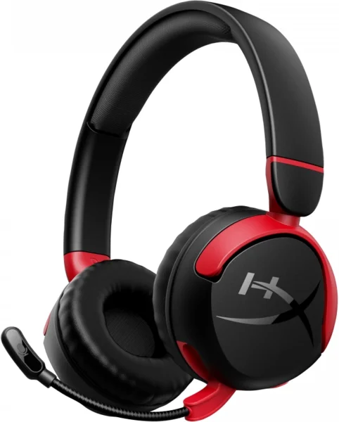 HYPERX Cloud Mini vezeték nélküli gaming fejhallgató - Fekete (7G8F1AA) (PS5/Xbox Series/PS4/Xbox One/PC/Nintendo Switch/Mobil)