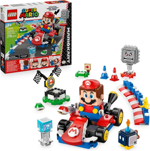 LEGO® Super Mario™ - Mario Kart interaktív LEGO Mario és Standard Kart (72043)
