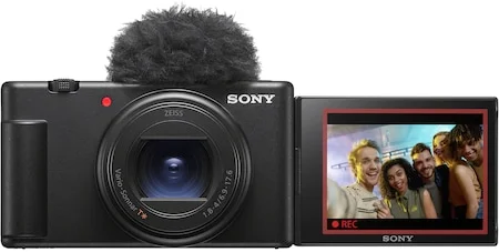 Sony ZV-1 II vlogkamera, 4K, 18-50mm objektív, fekete