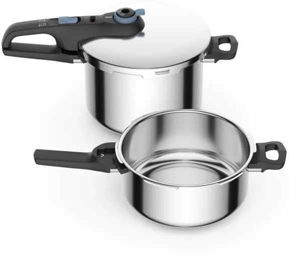 Tefal P2584301 Secure Trendy kukta szett, 4+6 l kukta + ajándék edénykészlet szett