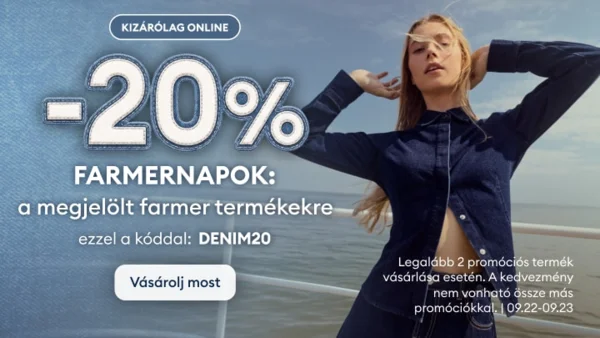 Farmernapok - 20% kedvezmény a megjelöltekre