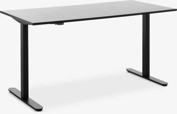 Állítható magasságú íróasztal SVANEKE 70x140 fekete