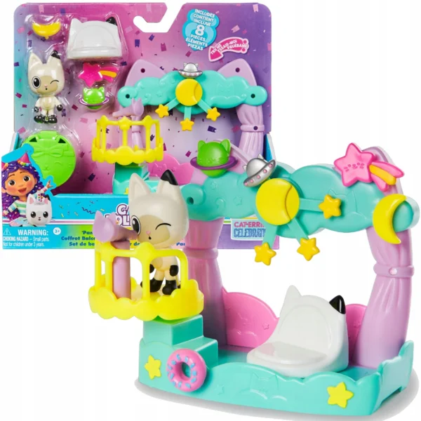 Spin Master Macskaház Gabi Szett Erkély Csillagvizsgáló Cica Pandúr Figura Akc (20146519)