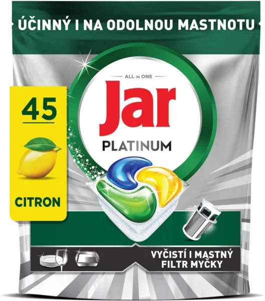 Jar Platinum Lemon 45 db mosogatógép tabletta (AlzaPlus+) 2 darabtól