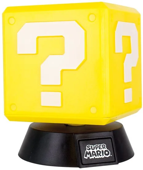 NINTENDO - 3D Lamp Super Mario Question Block asztali lámpa