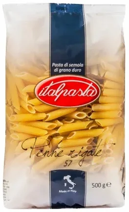 ITALPASTA tészta Nr.57 Penne Rigate 500g