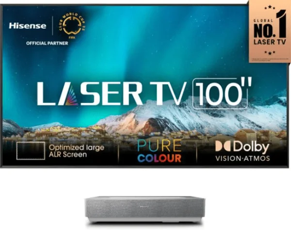 Hisense 100L5HD 4K UHD Smart Lézer televízió