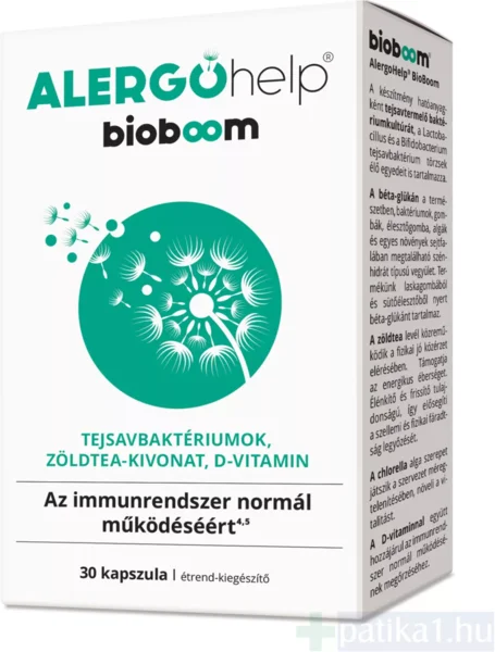Alergohelp Bioboom étrendkiegészítő kapszula 30x (közeli lejárat)