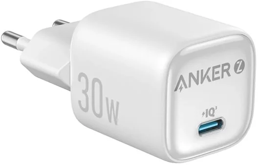 Anker , Zolo Charger (30W, PD 3.0) - White (A2698G21)