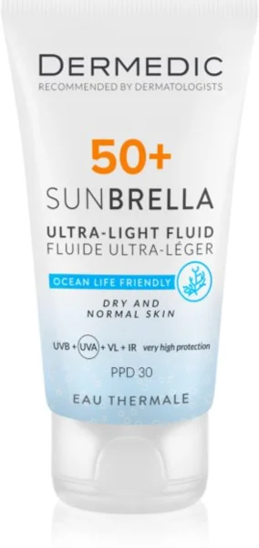 Dermedic Sunbrella napozó emulzió száraz bőrre SPF 50+ 40 ml