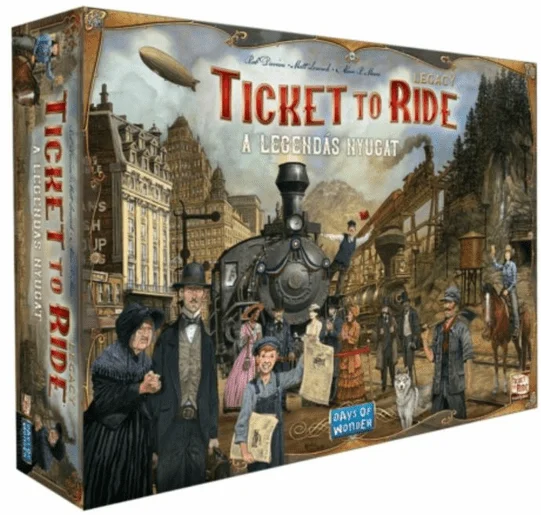 Asmodee Ticket to Ride Legacy - A legendás nyugat társasjáték (34685)