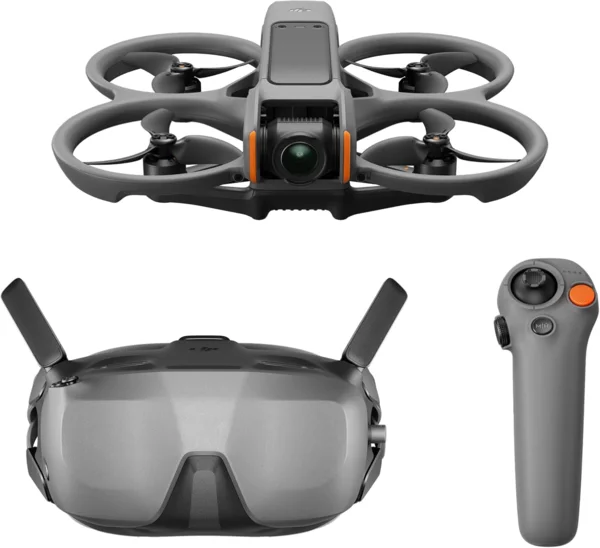 DJI Avata 2 Fly Smart Combo FPV Drón 4K, Goggles N3, RC Motion 3