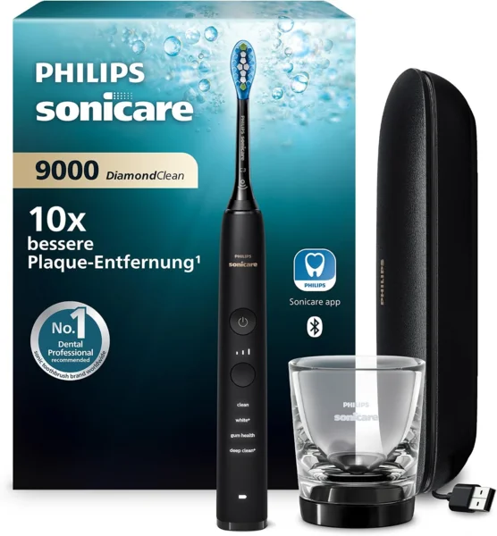 Philips Sonicare DiamondClean 9000 elektromos fogkefe, fekete, HX9911/09