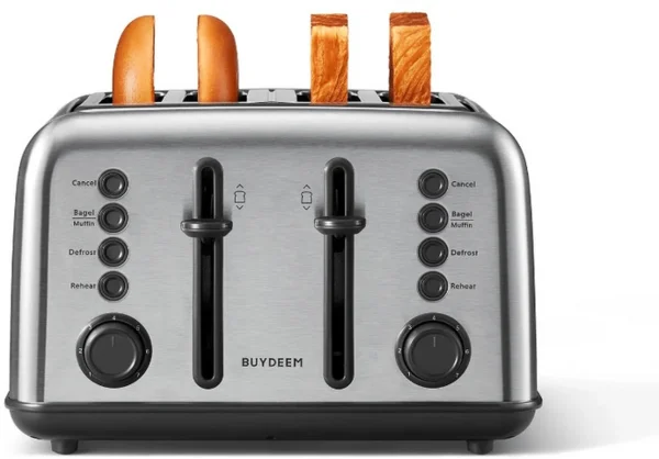 Buydeem DT640E-SS/EU Kenyérpirító, ezüst