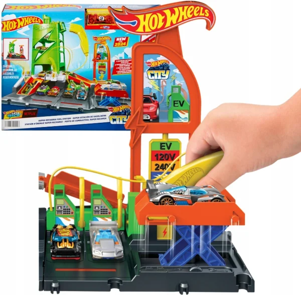 Mattel Hot Wheels - City Szuper töltőállomás (HTN79)