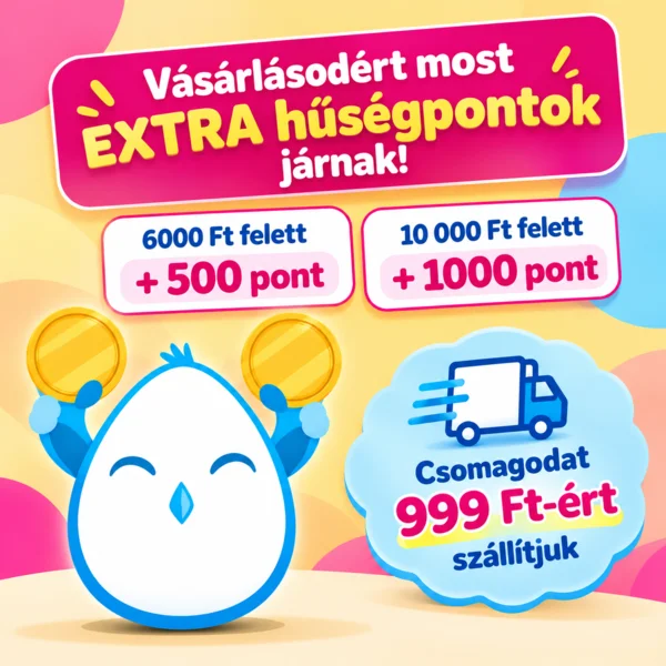 Extra hűségpont a vásárásokért