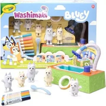 Crayola Washimals: Bluey medencés mókája játékszett