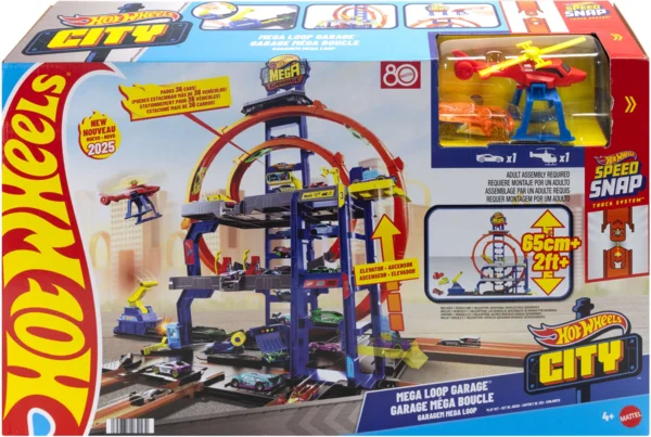 Mattel Hot Wheels - City Mega garázs játékszett (JBM74)