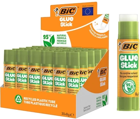 BIC ECO stiftes ragasztó, 8 g, Doboz, 30 db