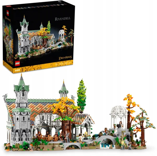 LEGO Icons 10316 A Gyűrűk Ura Völgyzúgoly építőjáték felnőtteknek