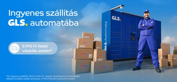 Ingyenes szállítás GLS automatába az eMAG-nál