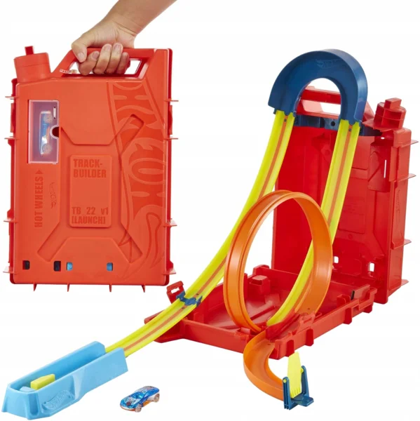 Hot Wheels Kaszkadőr Kanna Szett Műrepülő Autós Pálya Autó (HDX78)