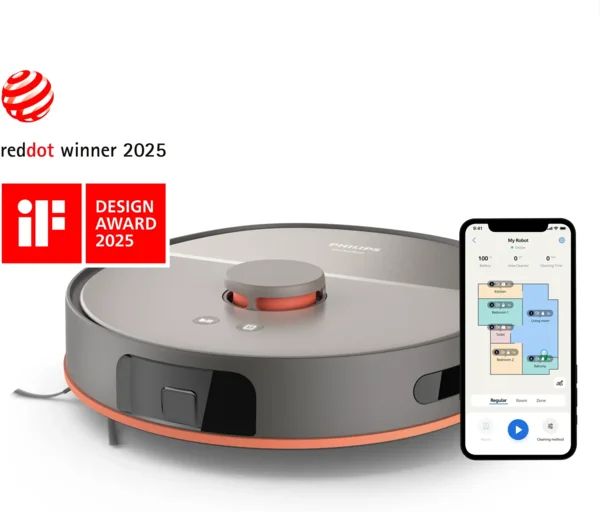 Philips HomeRun 5000 Series robotporszívó Robotporszívó felmosó funkcióval XU5000/10